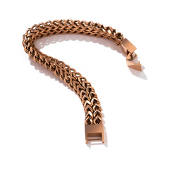 Heavy 18k Gold Plated Bracelet - eclatis