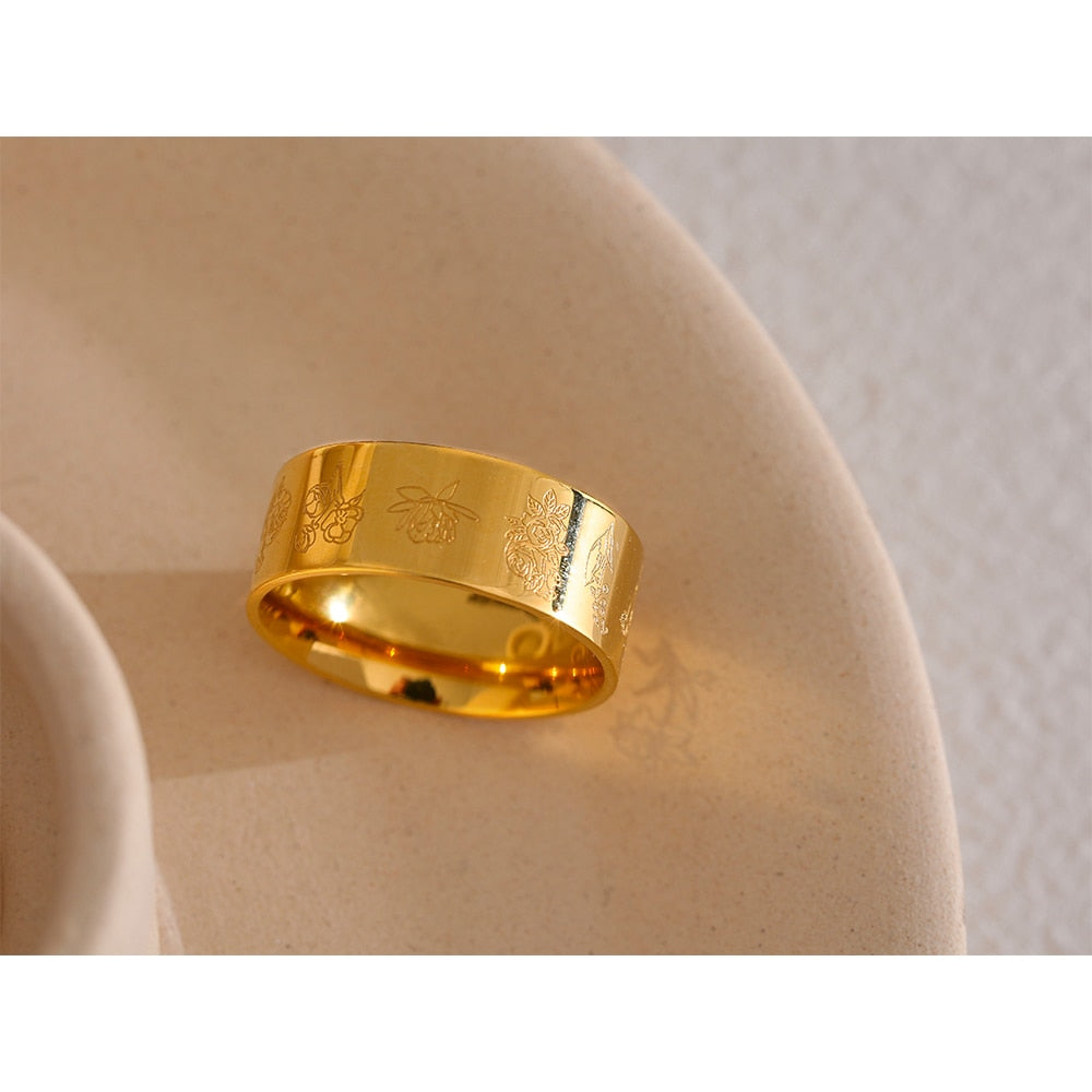  18k Gold Plated Ring - eclatis