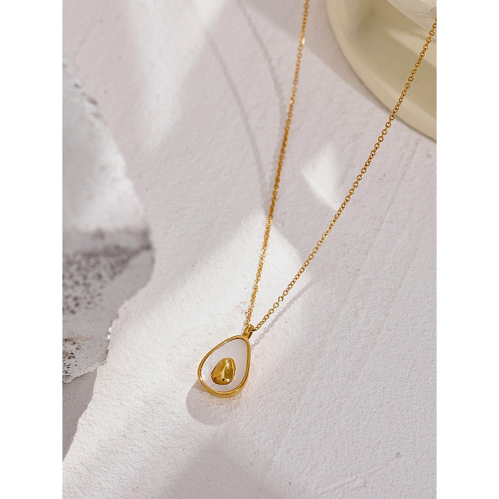 Golden Fruit 18k Gold Plated Pendant Necklace - eclatis